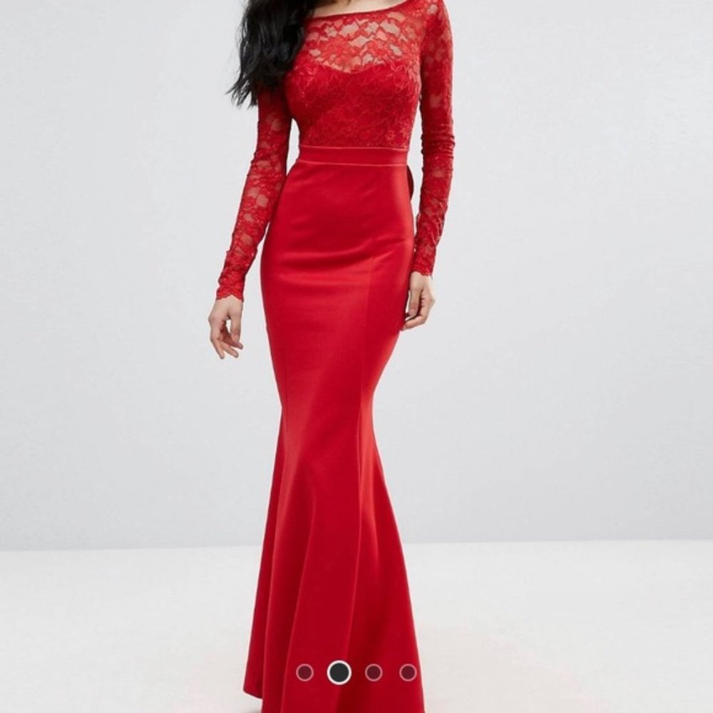 Stunning bow back dress size 8